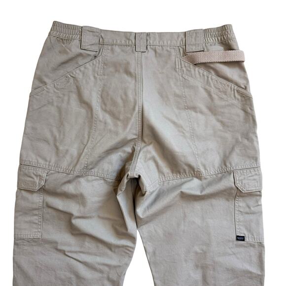 5.11 Tactical Active Work Pants Size 38 x 30 Khaki‎ Tan Military Relaxed 74251 - Picture 4 of 10
